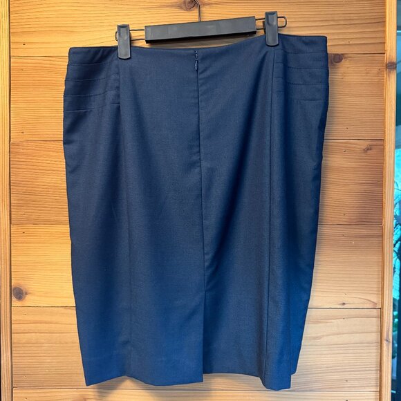 The Limited Collection Pencil Skirt Navy Blue - Picture 3 of 7